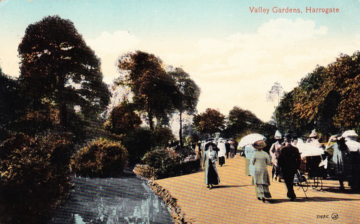 Elgar Walk and Duck Pond c.1912*